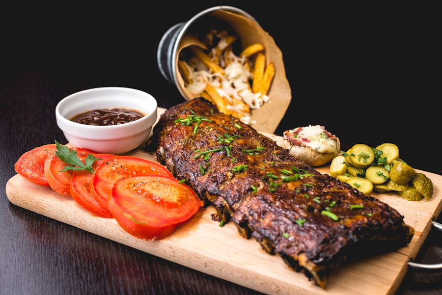 Costillas de cerdo a la parrilla